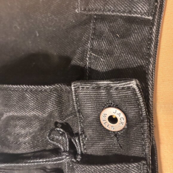 Jack Willis Black Denim Mini Skirt size 4 NWTS - Picture 2 of 4